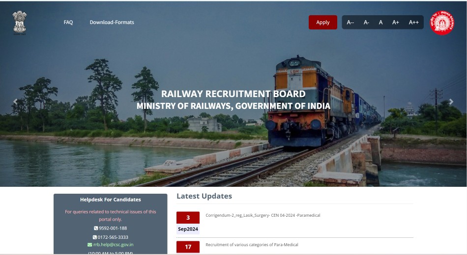 Railway Station Master Bharti Online Apply 